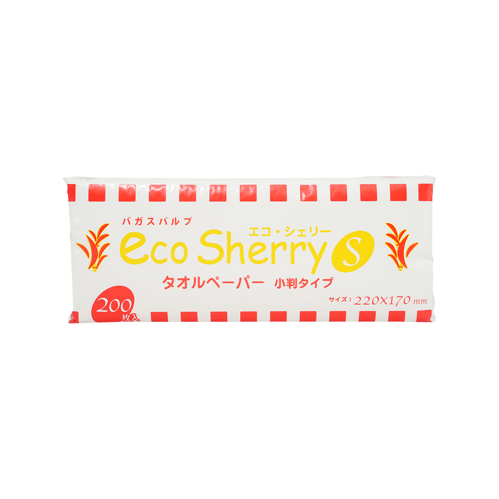 Strong soft sugarcane pulp hand towels