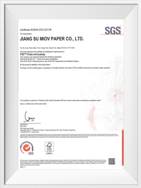 Jiangsu MIOV Paper Industry Co., Ltd.
